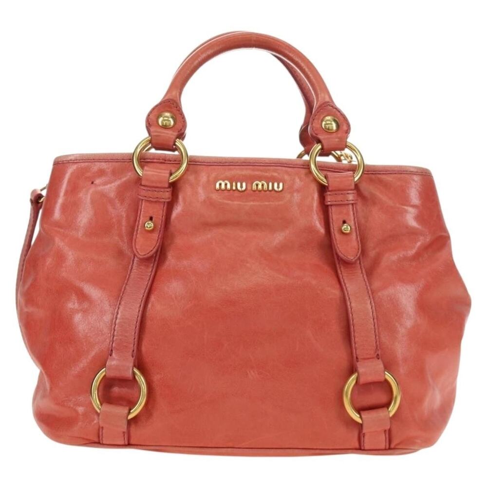 Miu Miu Matelasse Handbag Pink